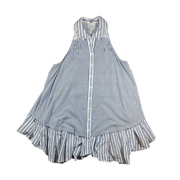 Free People Be Real Striped Mini Dress - S - Picture 2 of 5